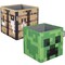 Minecraft: Fabric Storage Boxes: 2pc - Creeper & Crafting Table - 10 in. Collapsible Cubes, Toy-Games-Clothes Organization, Game Themed Designs, Licensed